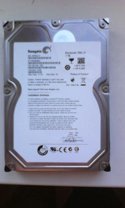 Лот: 5350143. Фото: 1. Жесткий диск 3,5", 1 Tb, SATA... Жёсткие диски (HDD)