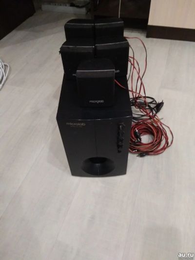 Лот: 13536530. Фото: 1. саб, колонки 5.1 Microlab M1300. Активные акустические системы