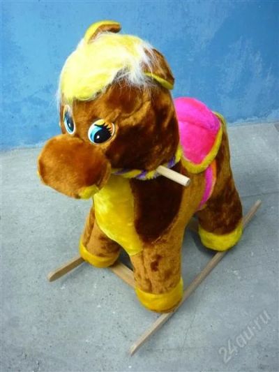 Лот: 2168935. Фото: 1. качалка детская мягкая_лошадка. Другое (игрушки)
