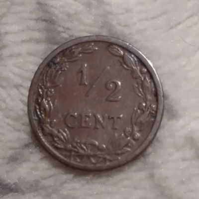 Лот: 19526885. Фото: 1. Нидерланды, 1/2 цента. 1903. Европа