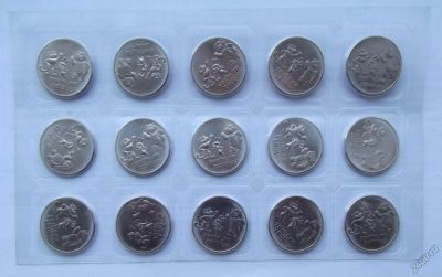 Лот: 5666575. Фото: 1. 25 рублей 2012 Талисманы 15 штук. Россия после 1991 года