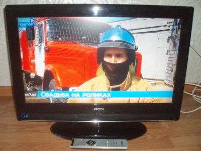 Лот: 17979075. Фото: 1. LCD (ЖК) телевизор 26" (диагональ... Телевизоры