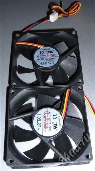 Лот: 538680. Фото: 1. 2 шт вентилятора Asus (от корпуса... Системы охлаждения