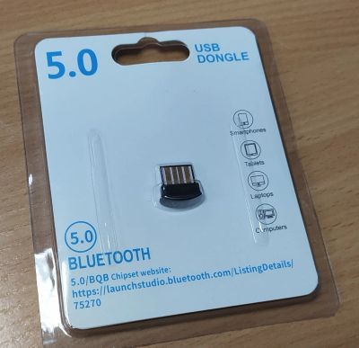 Лот: 17898044. Фото: 1. USB Bluetooth версия 5.0 (блютуз... WiFi, Bluetooth адаптеры