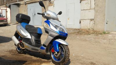 Лот: 9552885. Фото: 1. скутер Irbis Nirvana 150cc (160... Мотороллеры, мопеды
