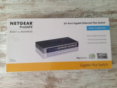 Лот: 12009461. Фото: 1. Коммутатор NetGear JGS524E. Коммутаторы