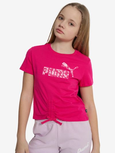 Лот: 22409459. Фото: 1. Футболка для девочек PUMA Ess... Другое (спортивная одежда)