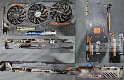 Лот: 21974739. Фото: 1. Gigabyte Aorus GeForce GTX 1070Ti... Видеокарты