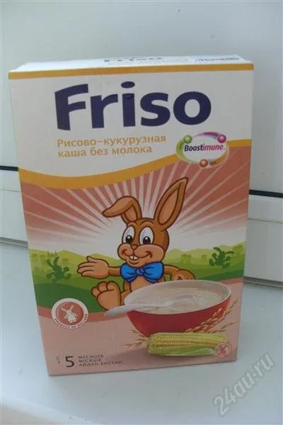 Лот: 1868554. Фото: 1. Каша Friso Рисово-кукурузная без... Детское питание