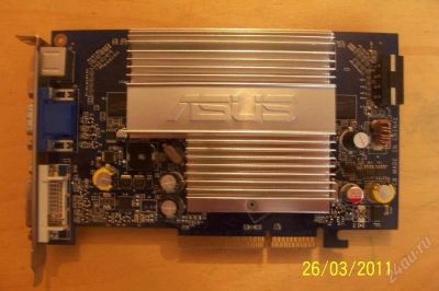 Лот: 856948. Фото: 1. nVidia AGP 7600GS ASUS 128bit. Видеокарты