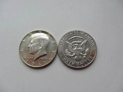 Лот: 14938939. Фото: 1. США 50 центов 1967 г (Half dollar... Америка