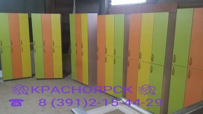 Лот: 10921294. Фото: 1. Кабинки в раздевалку. Мебель для детских садов
