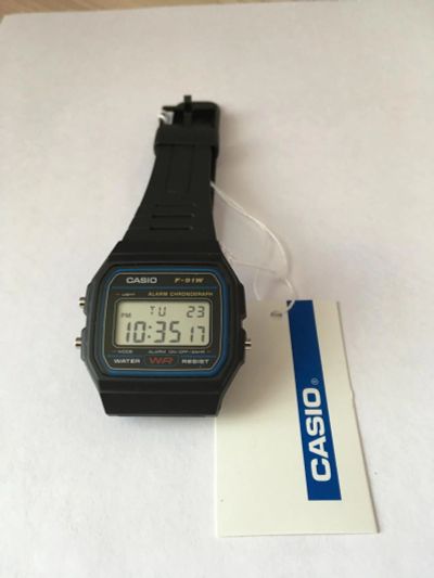 Лот: 11162353. Фото: 1. Часы CASIO F-91W-1Y. Оригинальные наручные часы