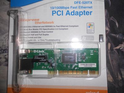 Лот: 5261041. Фото: 1. Сетевая карта D-link DFE-520TX. Сетевые карты