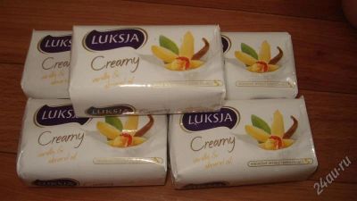 Лот: 2585677. Фото: 1. Мыло туалетное"LUKSIA".5 шт.одним... Средства личной гигиены 