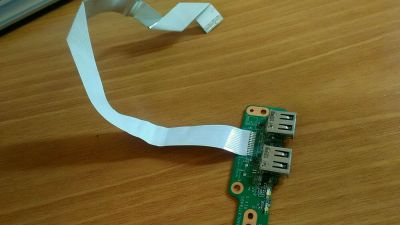 Лот: 11958976. Фото: 1. Плата usb порта для ноутбука HP... Платы расширения, контроллеры, доп. порты