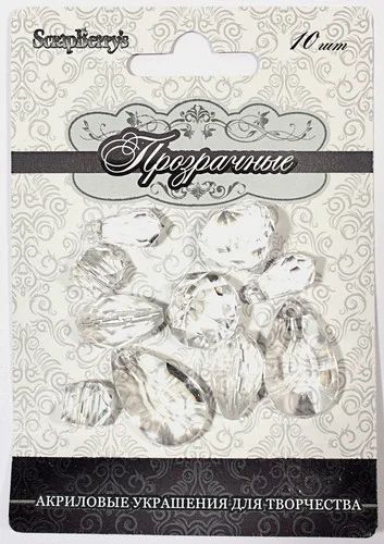 Лот: 3700677. Фото: 1. Украшение акриловые Прозрачные. Скрапбукинг