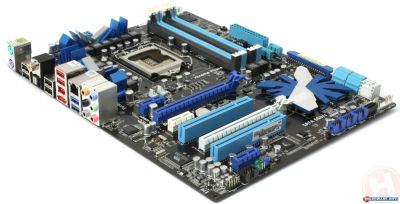Лот: 10029256. Фото: 1. Игровой комплект asus p7p55d... Материнские платы