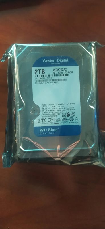 Лот: 19865088. Фото: 1. Жесткий диск WD Blue WD20EZAZ... Жёсткие диски (HDD)