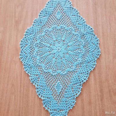 Лот: 16249265. Фото: 1. Салфетка с бусинками. Скатерти, салфетки