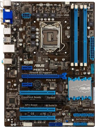 Лот: 14997572. Фото: 1. Отличная плата под LGA1155: Asus... Материнские платы