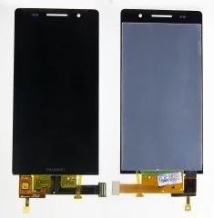 Лот: 9192606. Фото: 1. Дисплей Huawei Ascend P6 в сборе... Дисплеи, дисплейные модули, тачскрины