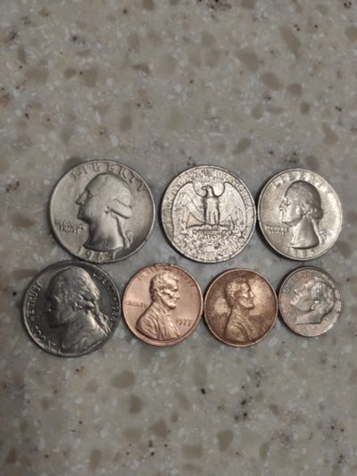 Лот: 20349515. Фото: 1. 7 монет США. Америка