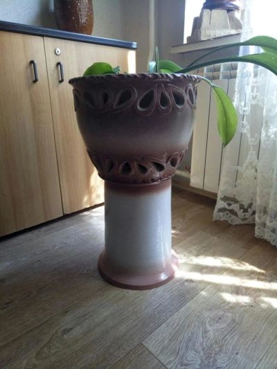 Лот: 10013853. Фото: 1. Горшок для цветов. Другое (растения и животные)
