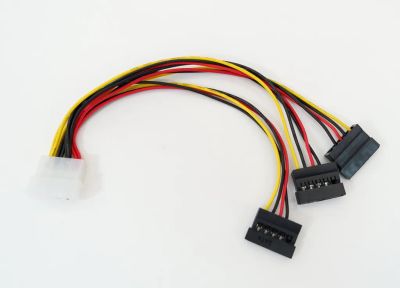 Лот: 16490932. Фото: 1. Переходник питания c Molex на... Шлейфы, кабели, переходники