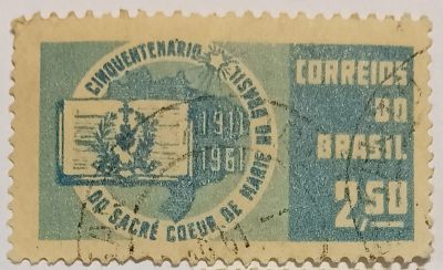 Лот: 25187909. Фото: 1. Марки_Бразилии,1961 Образование... Марки