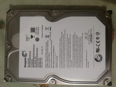 Лот: 6190486. Фото: 1. Seagate ST31000526SV 1 ТБ. Жёсткие диски