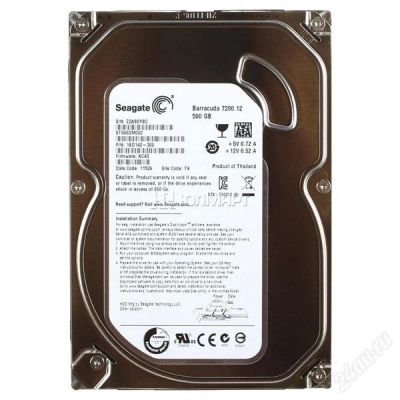 Лот: 1711093. Фото: 1. Seagate SATA III ST500DM002 500Gb. Жёсткие диски (HDD)