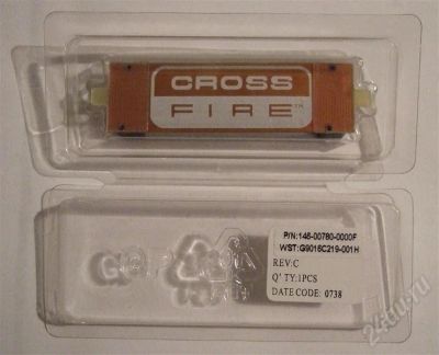 Лот: 708880. Фото: 1. Планка CROSS FIRE. Платы расширения, контроллеры, доп. порты