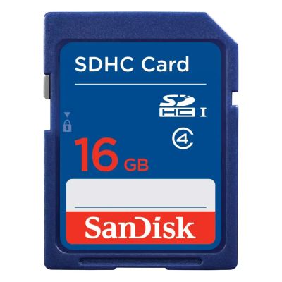 Лот: 24664890. Фото: 1. Карта памяти SanDisk 16GB SDHC... Карты памяти