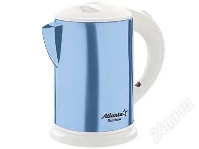 Лот: 2535735. Фото: 1. чайник atlanta ath-781 1,0л металл... Чайники, кофемашины, кулеры