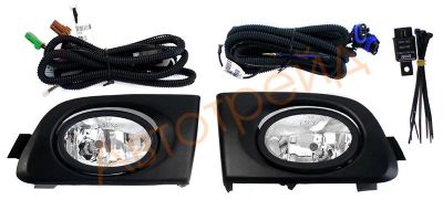 Лот: 6411658. Фото: 1. Туманка Honda Civic 01-03 4D LH... Оптика и освещение