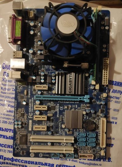 Лот: 16702102. Фото: 1. Материнская плата GigaByte GA-780T-D3L... Комплекты запчастей