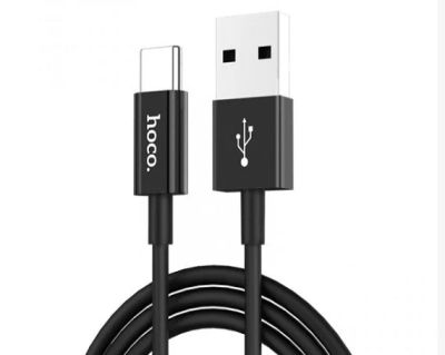 Лот: 20885146. Фото: 1. Кабель Hoco X23 Type-C - USB черный... Дата-кабели, переходники