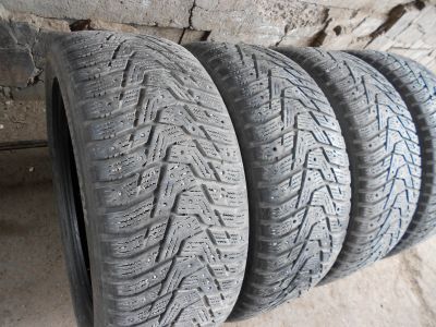 Лот: 22647152. Фото: 1. 4 шт. 225-50-17 Hankook winter... Шины