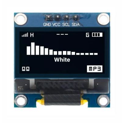 Лот: 11417857. Фото: 1. Дисплей OLED 0.96 IIC I2C белый... Головки измерительные, индикаторы