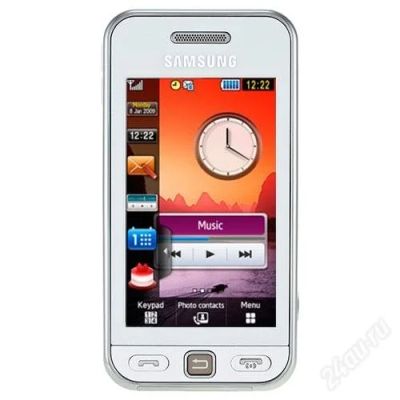 Лот: 2439582. Фото: 1. Корпус Samsung s 5230 белый. Корпуса, клавиатуры, кнопки