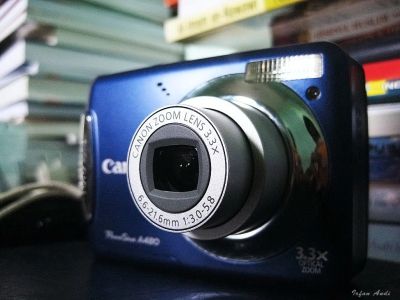 Лот: 12850983. Фото: 1. Canon Powershot A480. Объективы