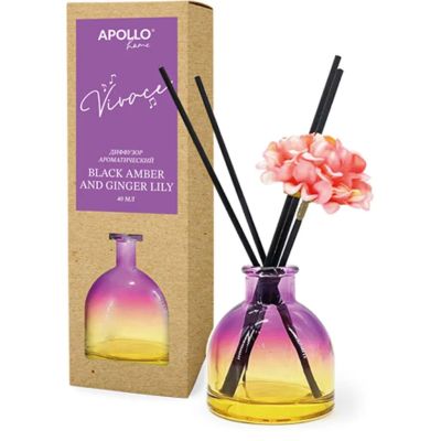 Лот: 24345449. Фото: 1. Аромадиффузор Apollo, 40 мл, Black... Бытовая химия
