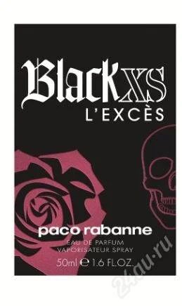 Лот: 2315343. Фото: 1. Paco Rabanne - Black XS L'Exces... Женская парфюмерия