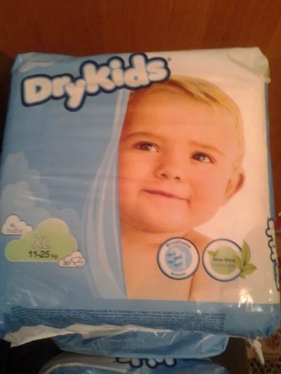 Лот: 3137235. Фото: 1. Памперсы DryKids. Другое (дети растут)