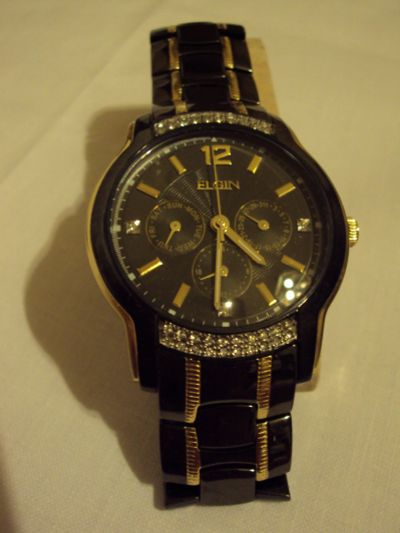Лот: 13149083. Фото: 1. Часы Elgin Diamond, унисекс, кварц... Оригинальные наручные часы