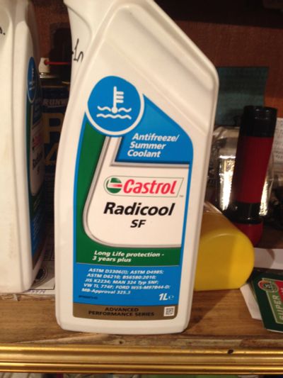 Лот: 14524842. Фото: 1. Антифриз Castrol Radicool SF. Масла, жидкости