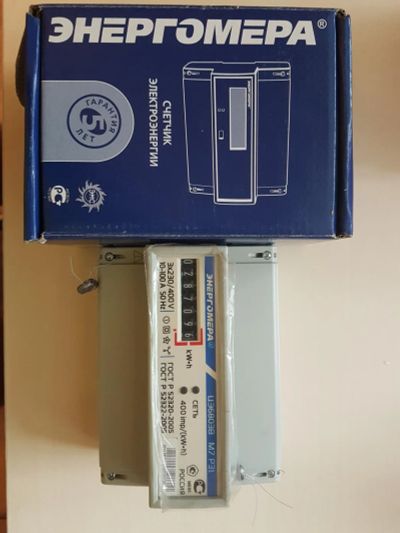 Лот: 8117732. Фото: 1. счетчик Энергомера ЦЭ6803В, 380В... Счётчики электроэнергии