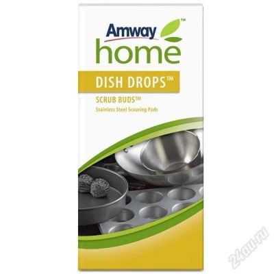 Лот: 2440031. Фото: 1. DISH DROPS_ SCRUB BUDS_ Металлические... Бытовая химия