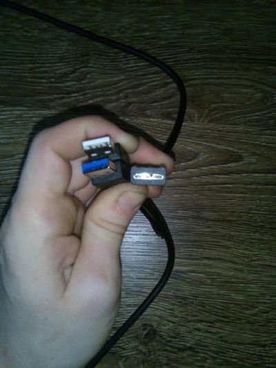 Лот: 8158378. Фото: 1. Кабель USB 3.0 с дополнительным... Шлейфы, кабели, переходники